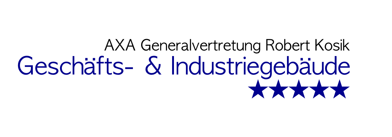 AXA Geschäfts und Industriegebäude Versicherung
